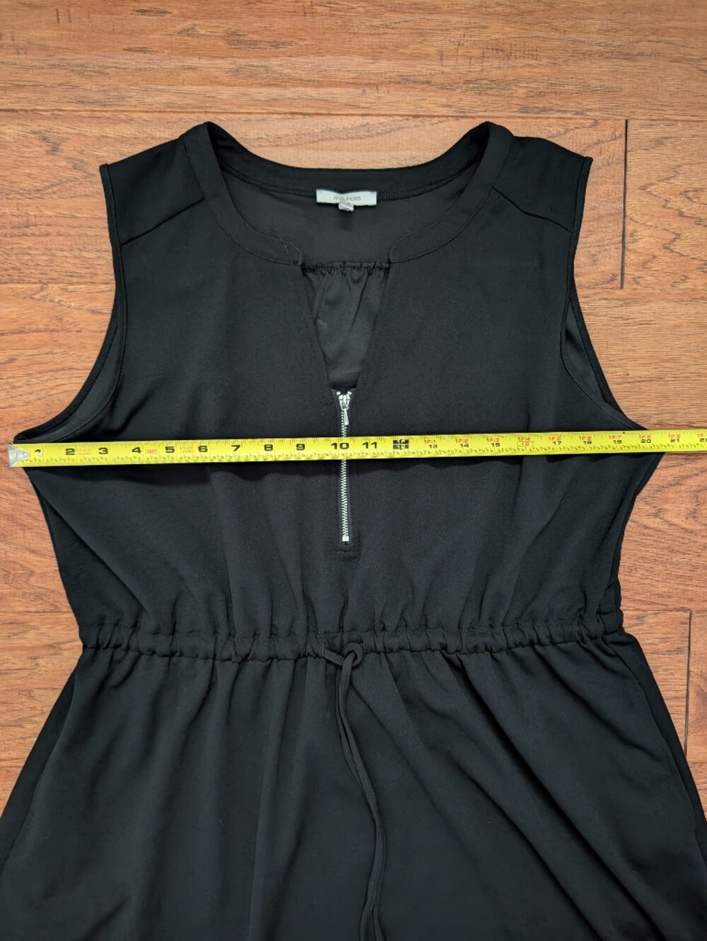 Maurices Women's Black Sleeveless Dress with Silver Front Zip Size XXL - Picture 10 of 10